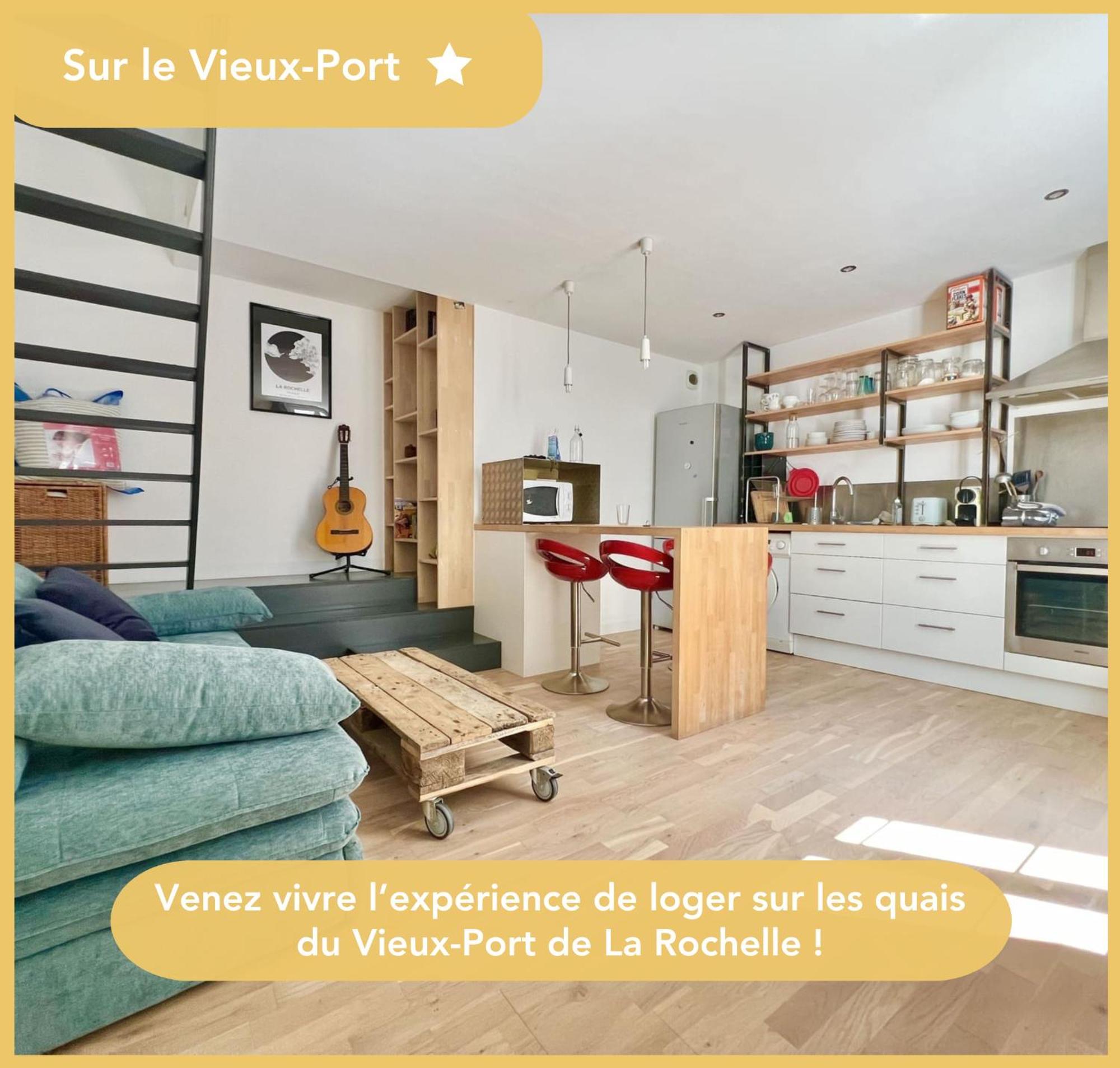 Appartement Sur Le Port - Duplex Cosy & Moderne Face Au Port - Wifi Gratuite - Parfaitement Equipe La Rochelle  Exterior foto